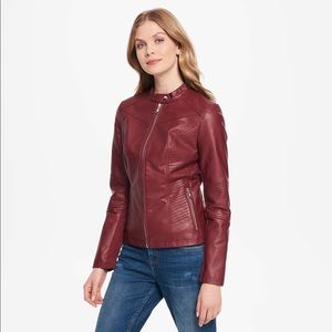 NWT MOTO LEATHER JACKET By Black Rivet